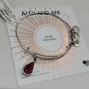 Alex and Ani October Birthstone Pink Crystal brac